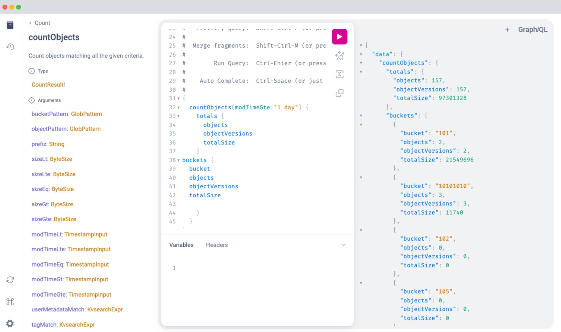 Querying objects with creation date greater than or equal to 1 day