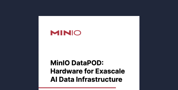 MinIO DataPOD：面向艾级 AI 数据基础设施的硬件