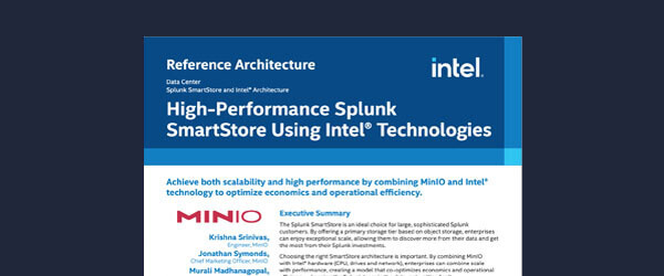 使用英特尔技术打造高性能 Splunk 智能存储